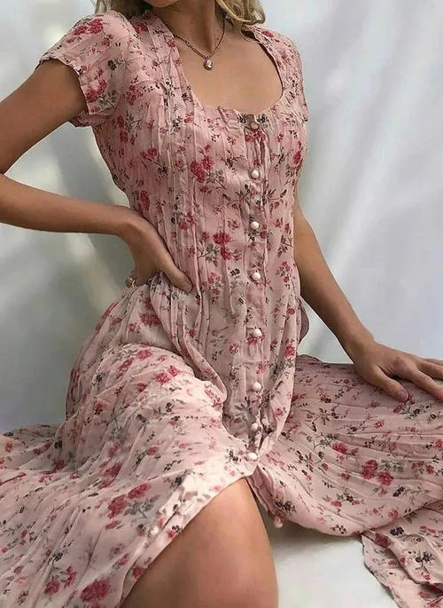 MW | Elegantes und farbenfrohes Sommerkleid