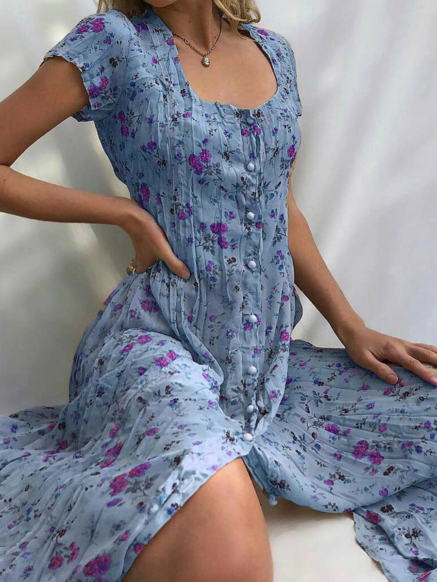 MW | Elegantes und farbenfrohes Sommerkleid