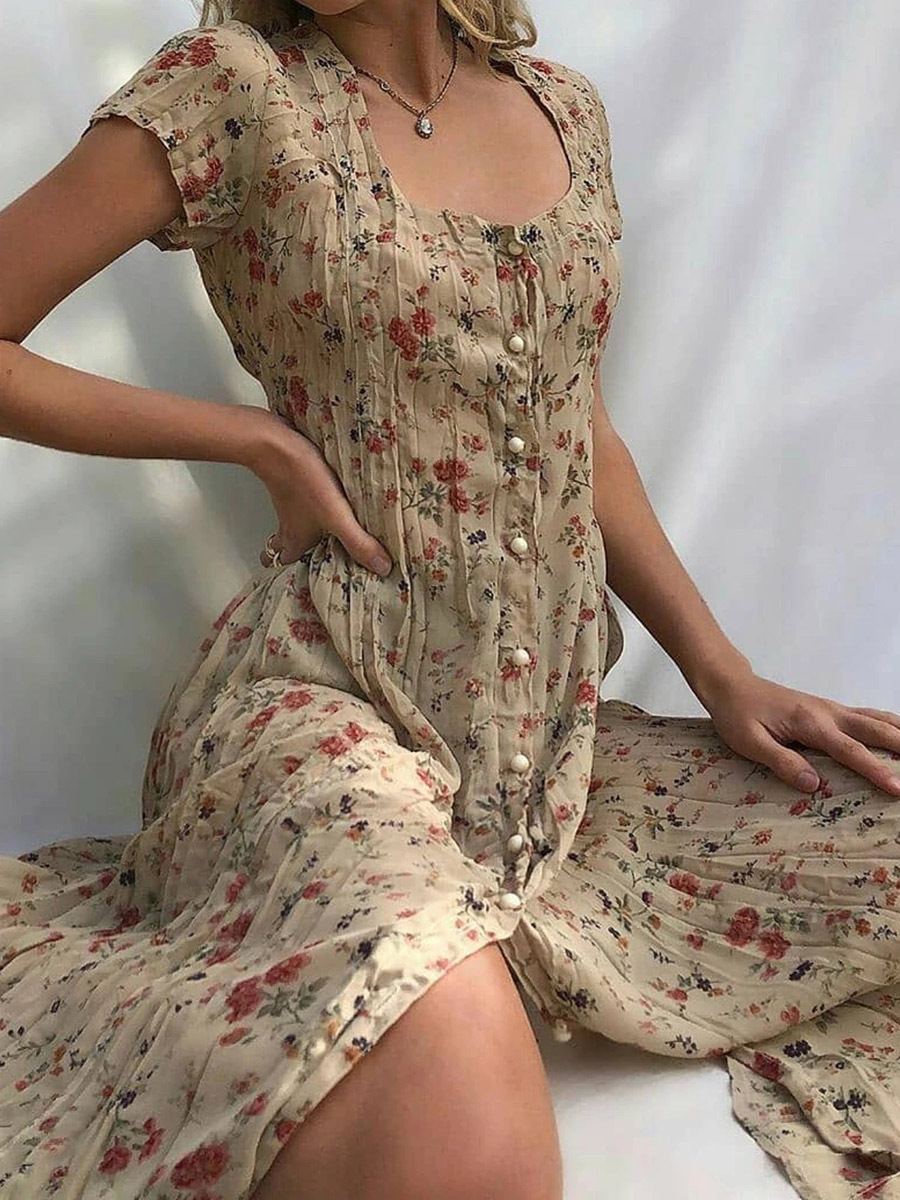 MW | Elegantes und farbenfrohes Sommerkleid