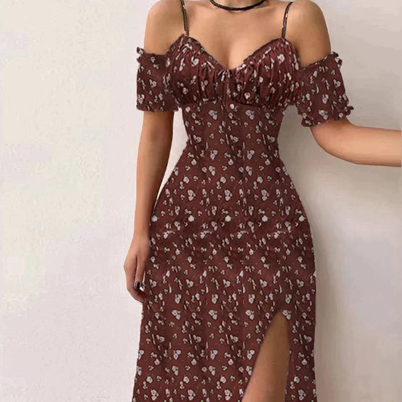 MW | V-Ausschnitt-Cocktailkleid