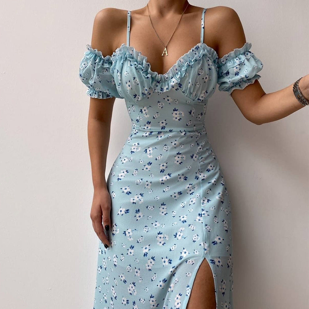 MW | V-Ausschnitt-Cocktailkleid