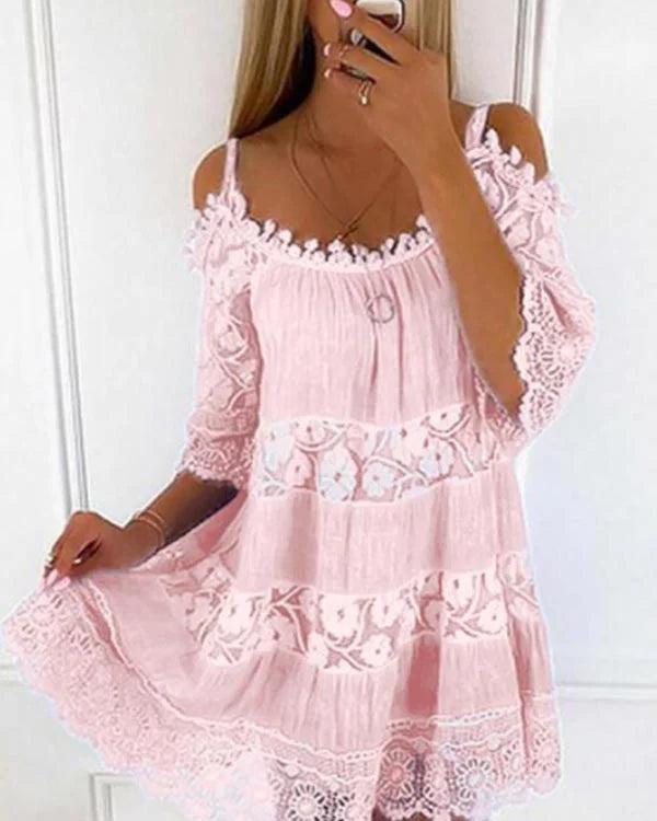 MW | Lässiges Bustierkleid aus Spitze