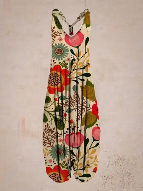 MW | Casual Jumpsuit Bohemian StyleWolle - Casual Jumpsuit Bohemian Style