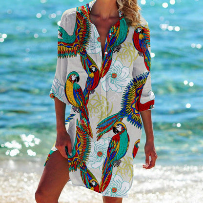 MW | Tropical Print Minikleid