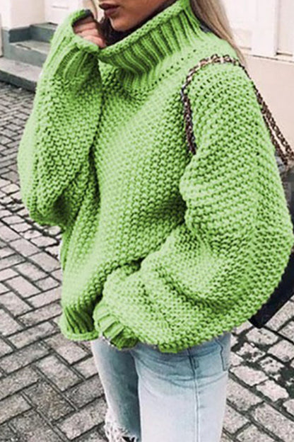 MW | Gemütlicher Turtle-neck pullover in Übergröße