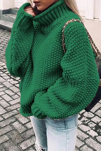 MW | Gemütlicher Turtle-neck pullover in Übergröße