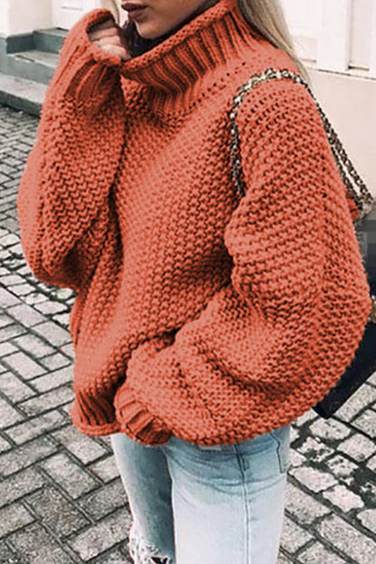 MW | Gemütlicher Turtle-neck pullover in Übergröße