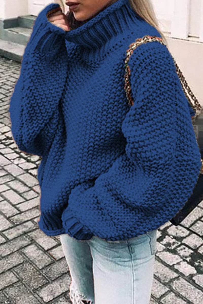 MW | Gemütlicher Turtle-neck pullover in Übergröße