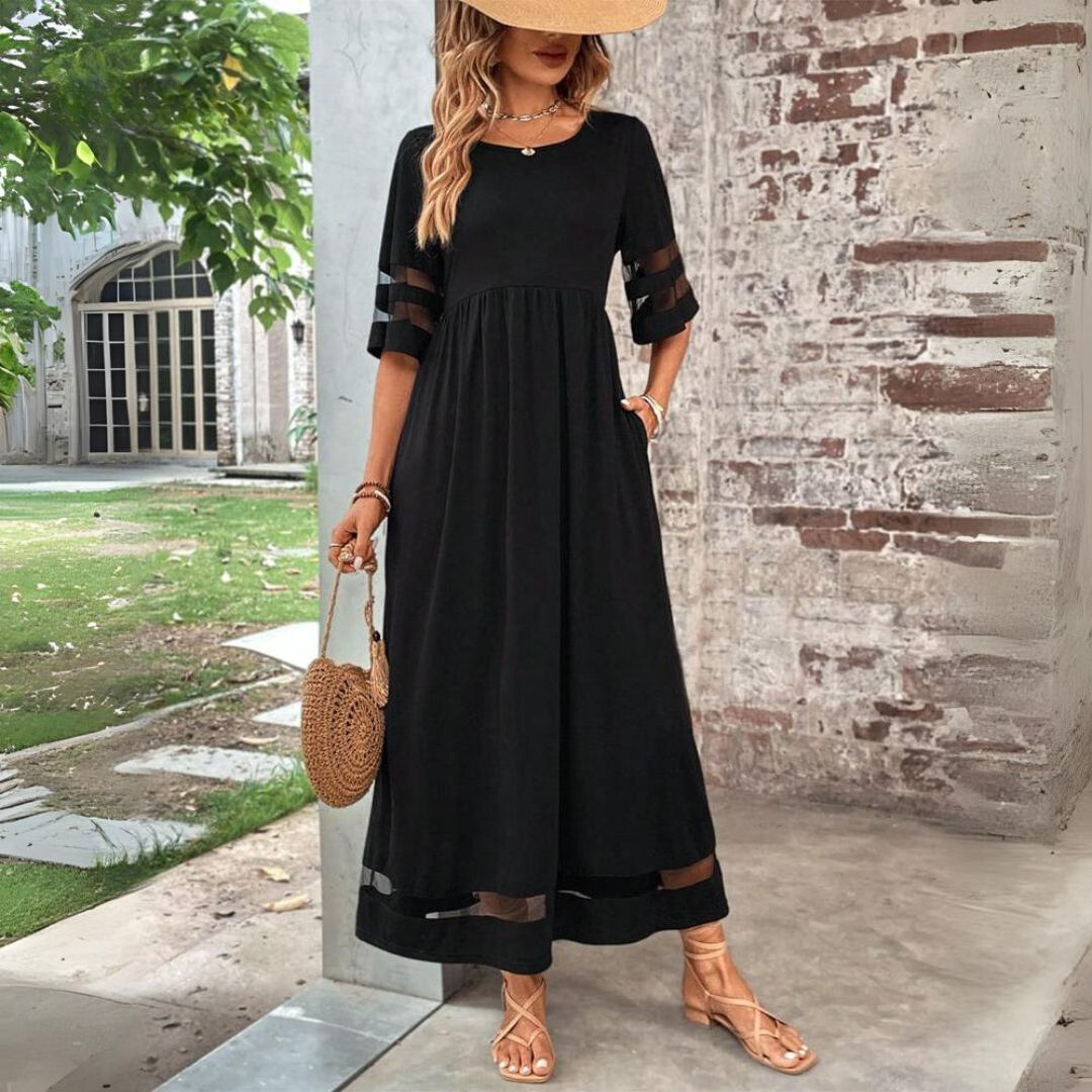 MW | Schiere Eleganz Maxikleid