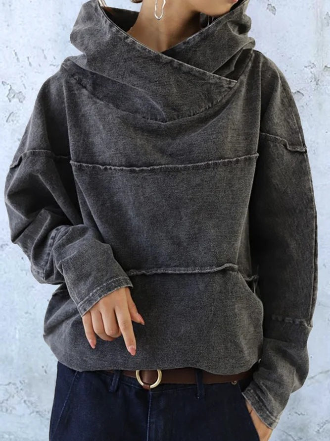 MW | Denim Pullover Kapuzenpulli