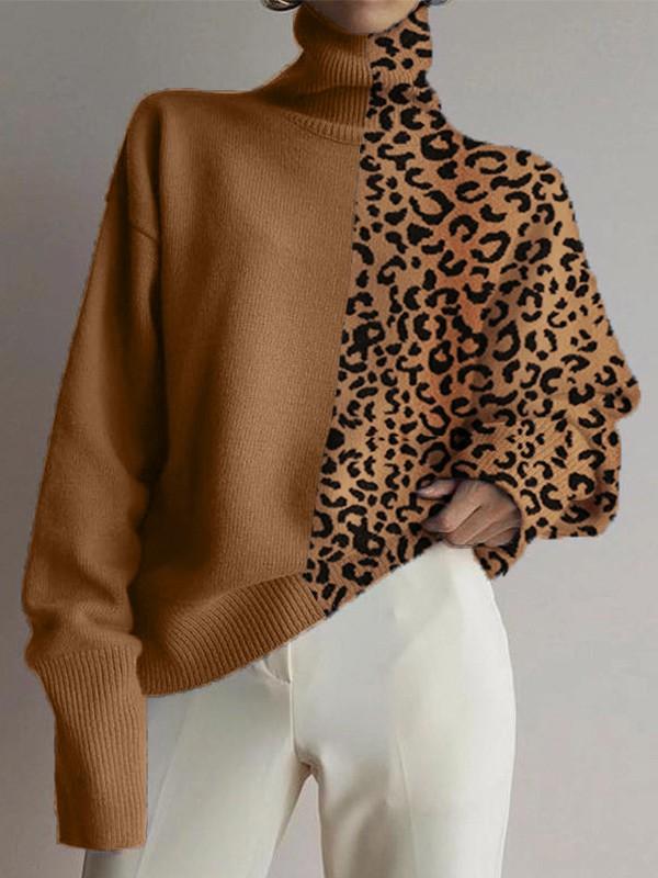 MW | Bedruckter Turtle-neck pullover