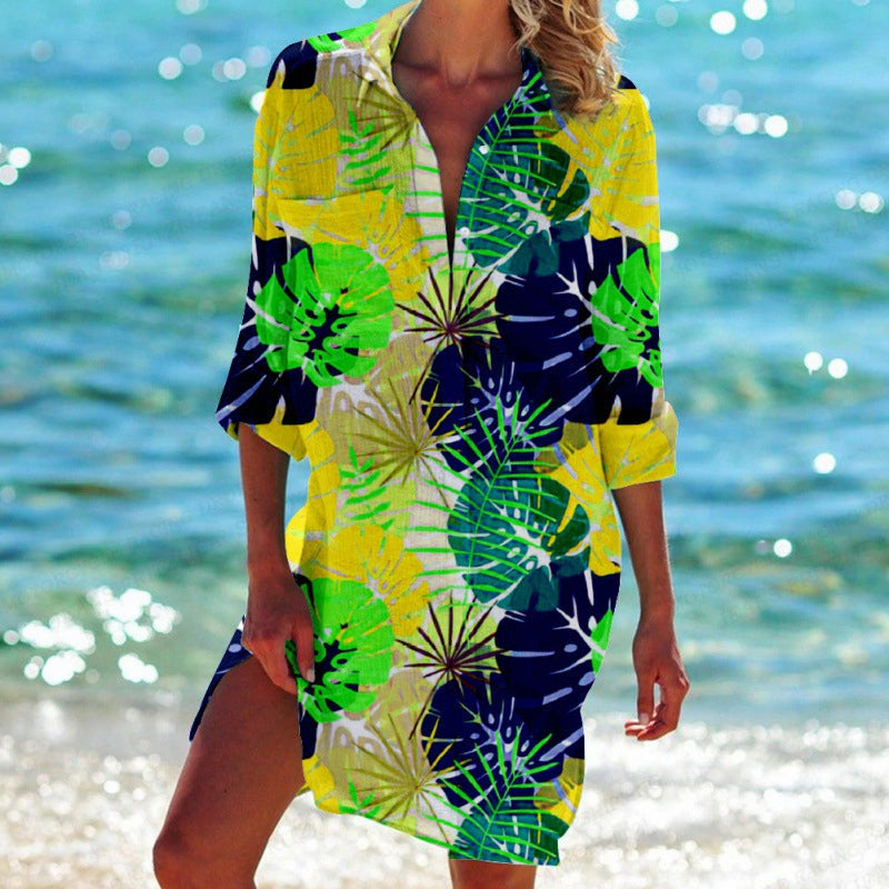 MW | Tropical Print Minikleid