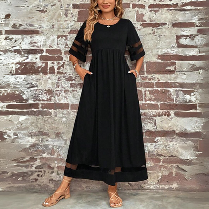 MW | Schiere Eleganz Maxikleid