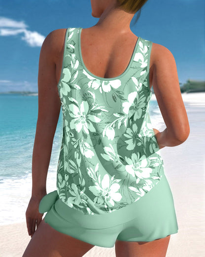 MW | Tankini mit Blumendruck