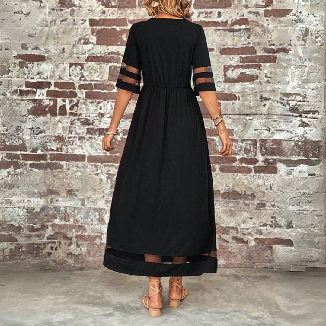 MW | Schiere Eleganz Maxikleid