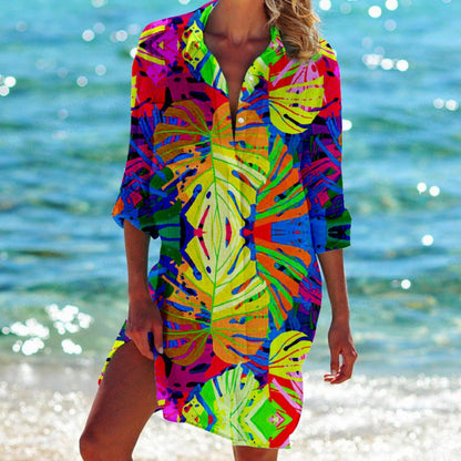 MW | Tropical Print Minikleid