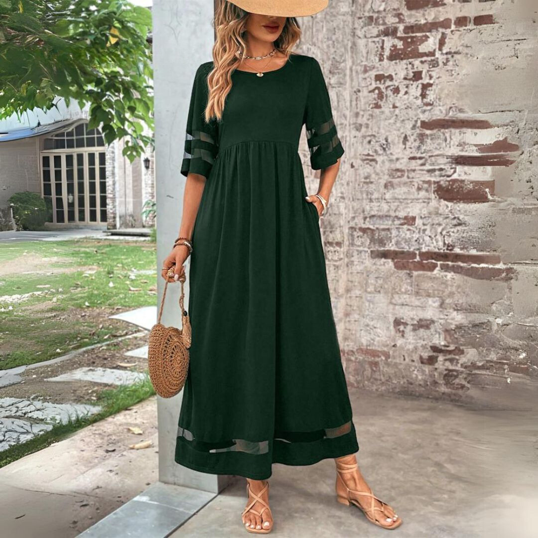 MW | Schiere Eleganz Maxikleid