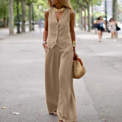 MW | Elegantes Set für Frauen - Top und Hose