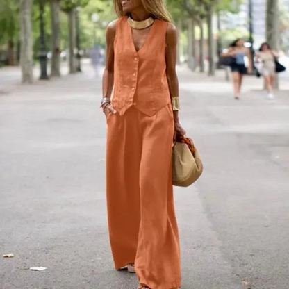 MW | Elegantes Set für Frauen - Top und Hose