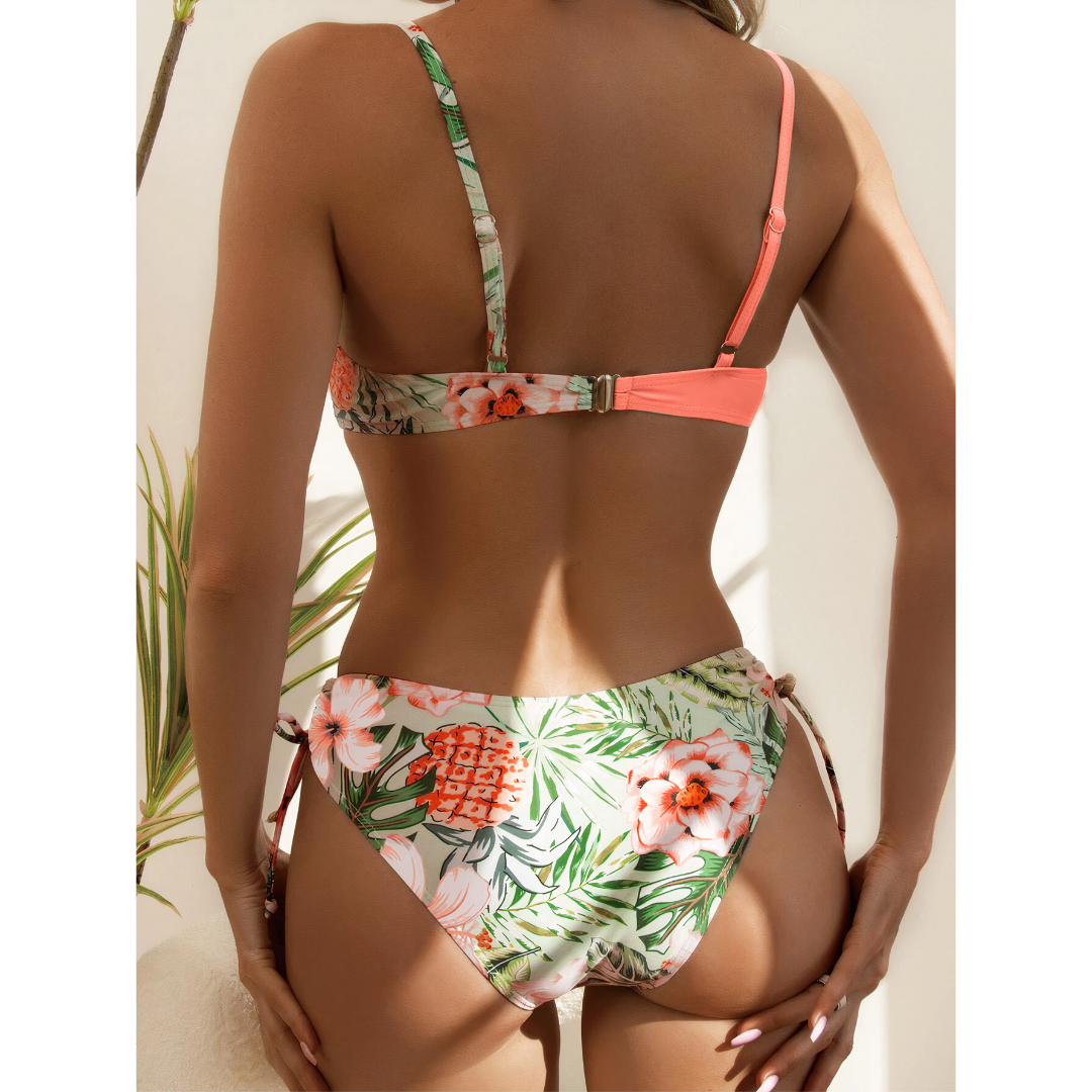 MW | Bikini mit Blumendruck