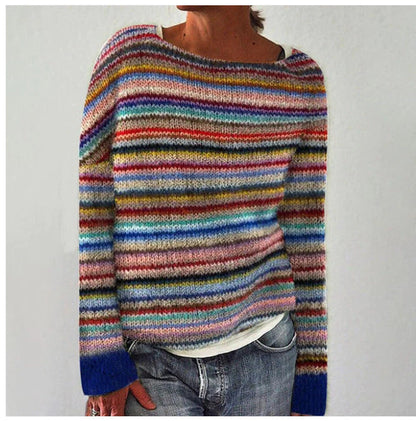 MW | Strickpullover mit Vintage-Muster