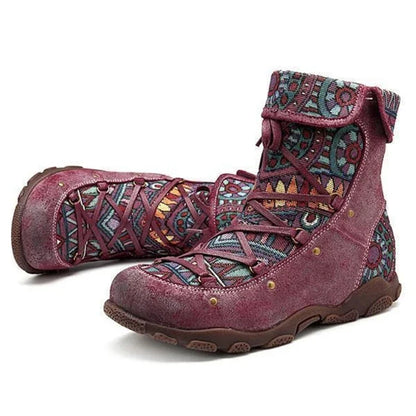 MW | Boho-Schnürstiefel