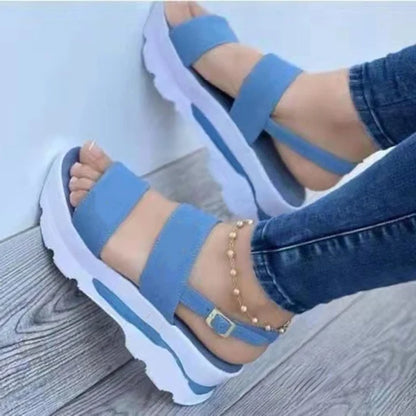 MW | Riemchen-Plateau-Sandalen