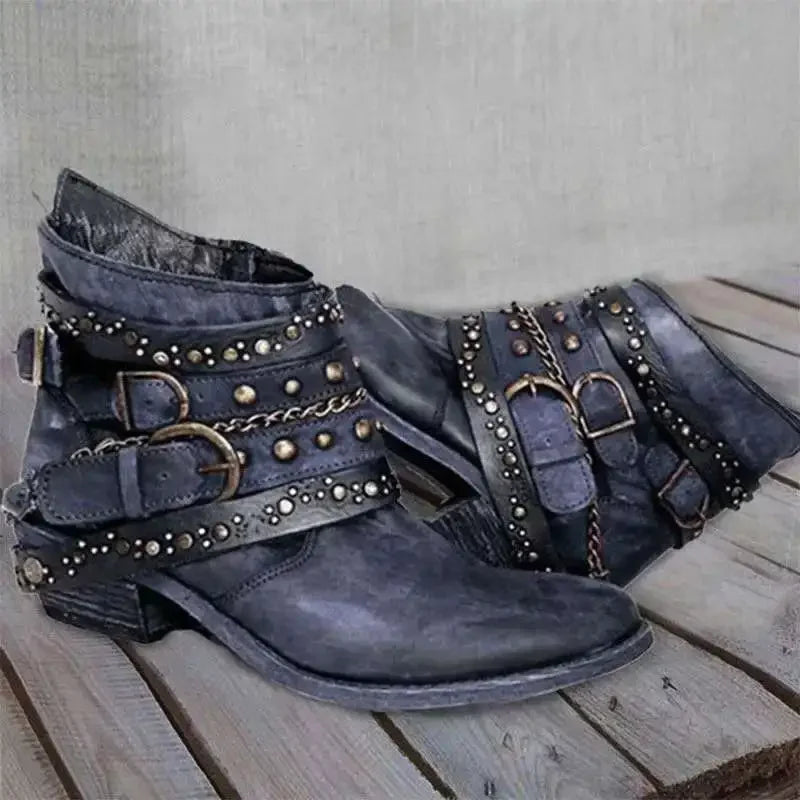 MW | Rockstar Chic Nieten-Stiefeletten