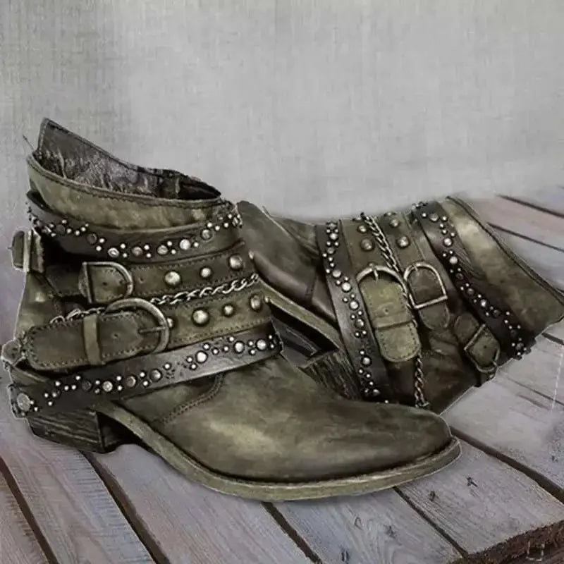 MW | Rockstar Chic Nieten-Stiefeletten