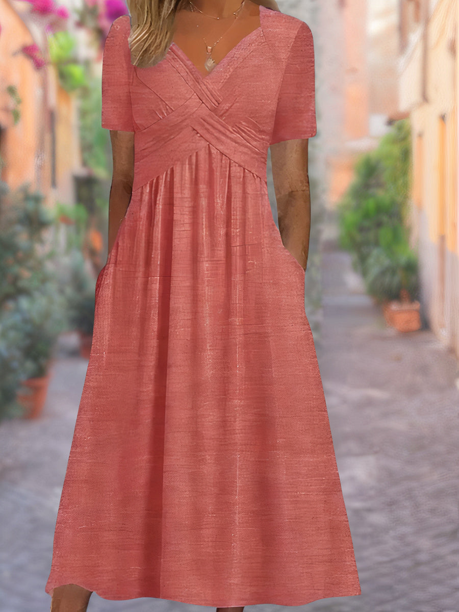 MW | Midikleid mit Seitentaschen