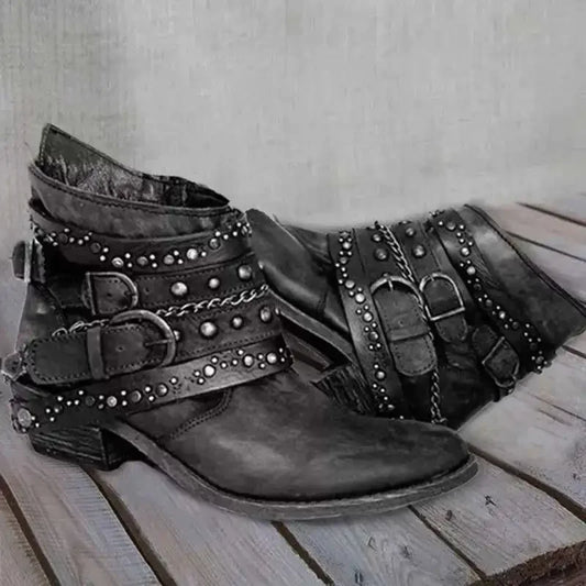 MW | Rockstar Chic Nieten-Stiefeletten