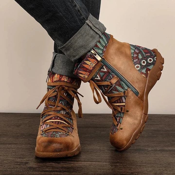 MW | Boho-Schnürstiefel