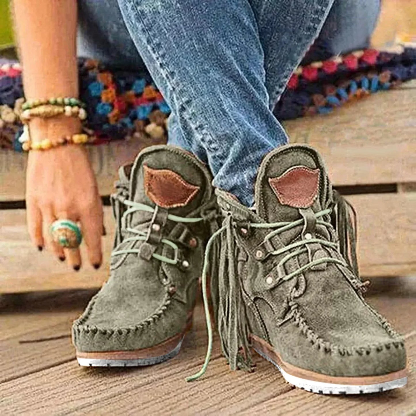 MW | Boho-inspirierte Freizeitstiefel