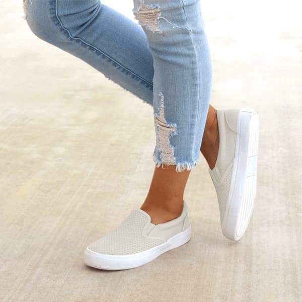 Slip On Running Flat Sneakers Oshnow