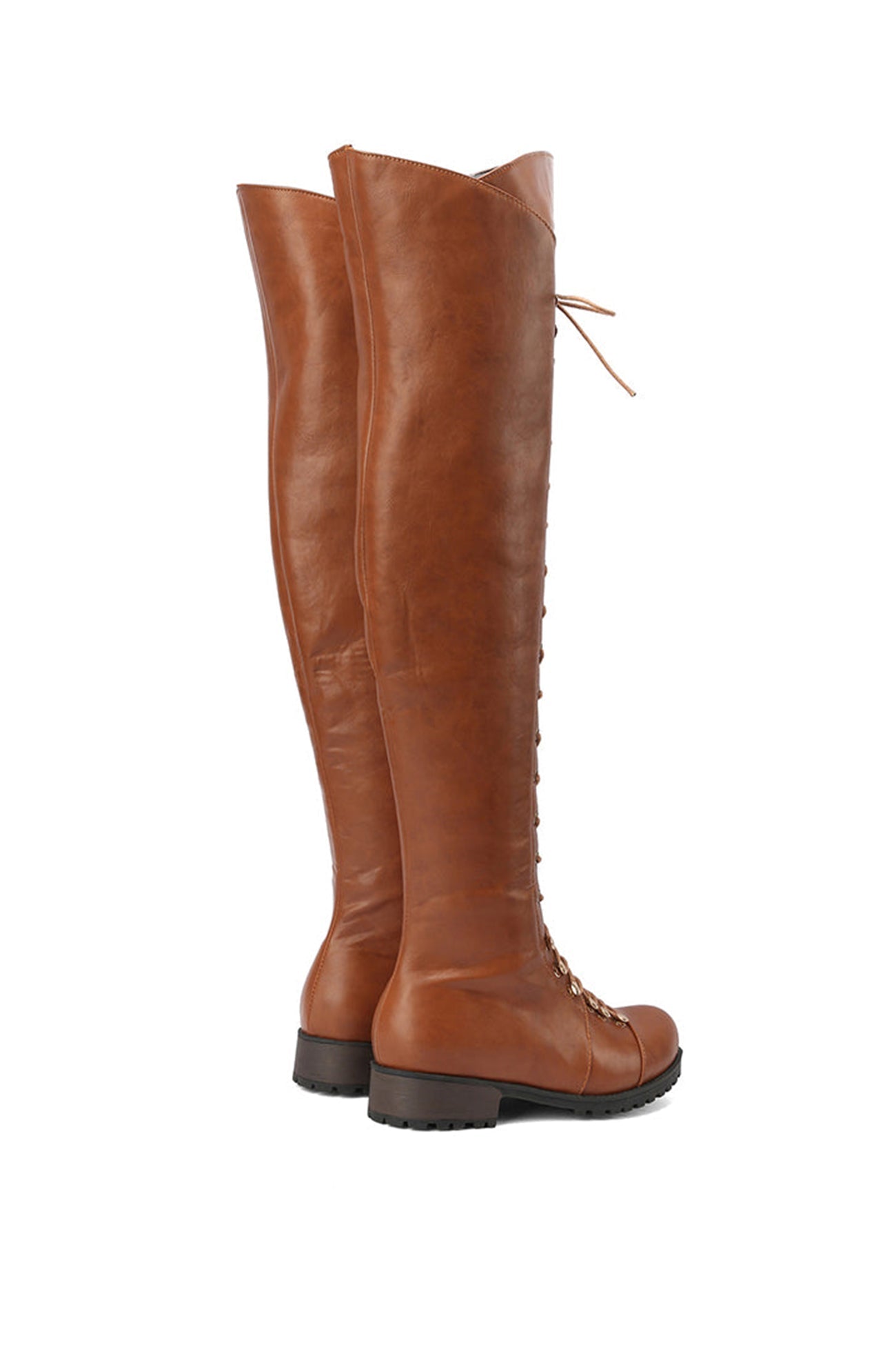 MW | Over-the-Knee-Stiefel mit Schnürung