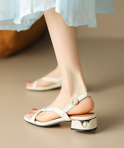 MW | Stilvolle, elegante flache Sandalen