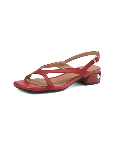 MW | Stilvolle, elegante flache Sandalen