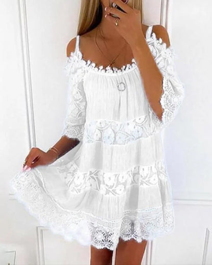 MW | Lässiges Bustierkleid aus Spitze