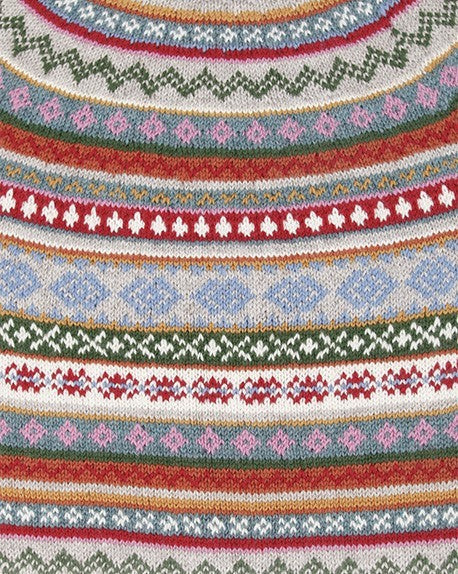 MW | Gemütlicher nordischer Fair-Isle-Pullover