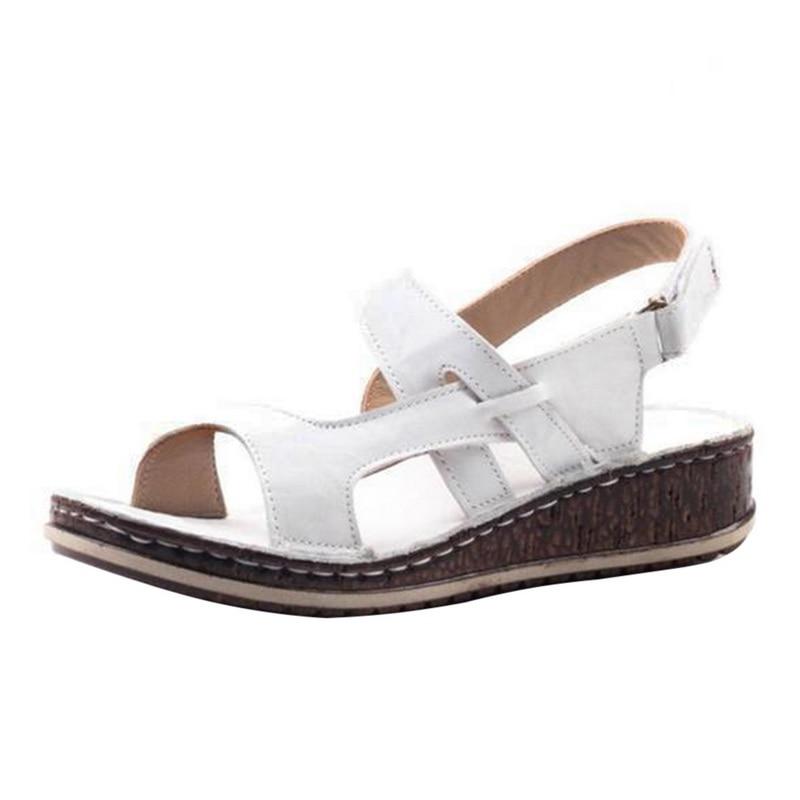 MW | Bequeme Keilsandalen mit verstellbaren Riemen